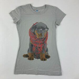 Tnt Womens T Shirt Short Sleeve Gray Medium